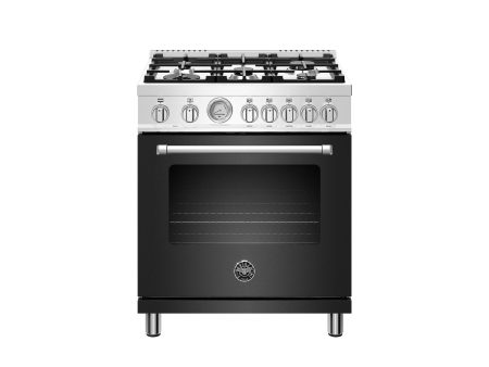 30 inch Dual Fuel, 5 Burners, Electric Oven Nero Matt Online Hot Sale