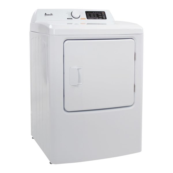 Avanti Front Load Electric Clothes Dryer, 6.7 cu. ft. Capacity - White   6.7 cu. ft. Cheap