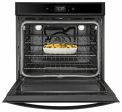 4.3 cu. ft. Smart Single Wall Oven with True Convection Cooking - Black Hot on Sale