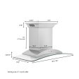 ZLINE Ducted Vent Wall Mount Range Hood in Stainless Steel with Built-in ZLINE CrownSound Bluetooth Speakers (KNCRN-BT) Online