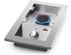 Built-in 500 Series Single Range Top Burner with Stainless Steel Cover , Natural Gas, Stainless Steel For Sale