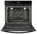 4.3 cu. ft. Smart Single Wall Oven with True Convection Cooking - Black Hot on Sale