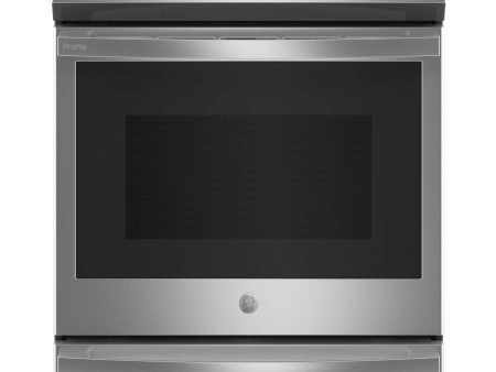 GE Profile™ 30  Smart Slide-In Front-Control Induction Fingerprint Resistant Range with In Oven Camera For Cheap