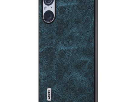 ABEEL For Sony Xperia 5 V Slim-Fit Litchi Texture Phone Case PU Leather Coated PC+TPU Protective Cover Hot on Sale